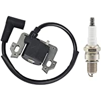 OuyFilters Repuesto de bobina de ignición con enchufe Spark para Honda GC135- GC160- GC190- GCV135- GCV160- GCV190…